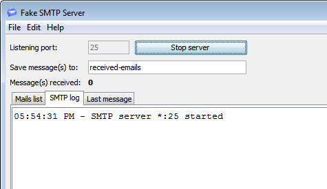 FakeSMTP